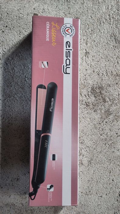 Alisador de cabelo Elsay – Regulável - c/ saco transporte - NOVO