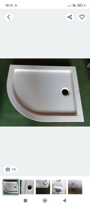 Brodzik PMD 80cm + odpływ