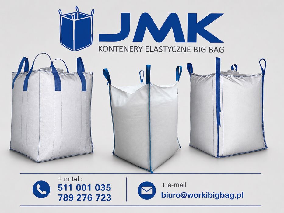 Worki big bag uzywane 150cm 1000kg duza ilosc