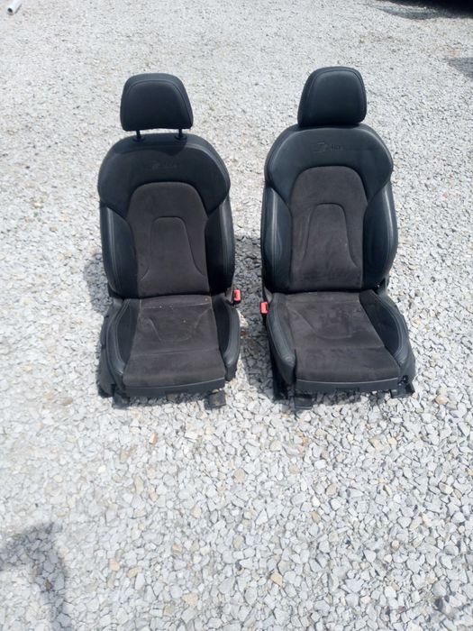 Audi A4 B8 A5 fotele tunel alcantara kombi GRZANE!!! S-LINE!!!