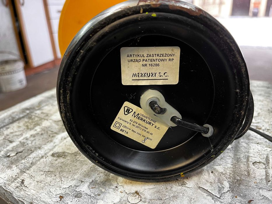 Lampka biurkowa vintage merkury