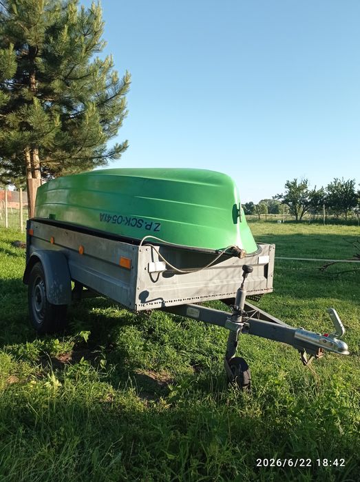 Przyczepka łódka na ryby
