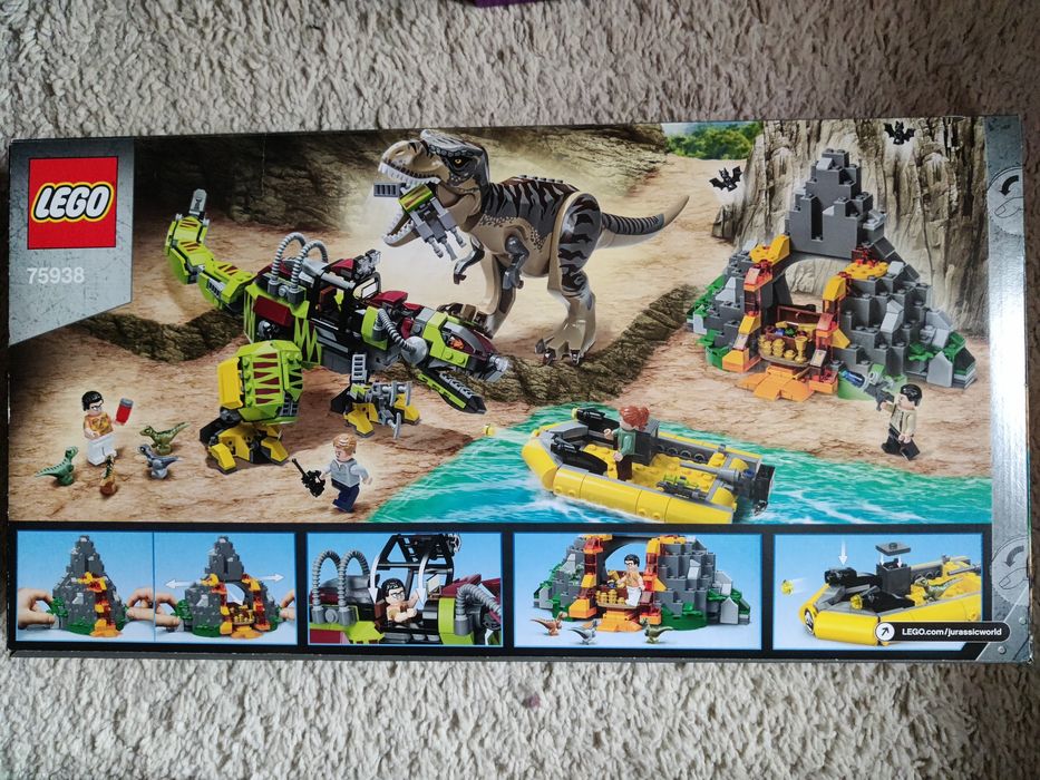 Lego Jurassic World 75938 Tyranozaur vs mechaniczny dinozaur