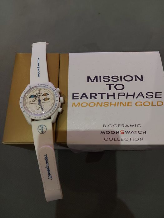Swatch omega branco