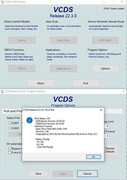 Автосканер VCDS+ Вася Диагност PRO 19.6 RU/22.3 2022 VAG COM ELM327 ...