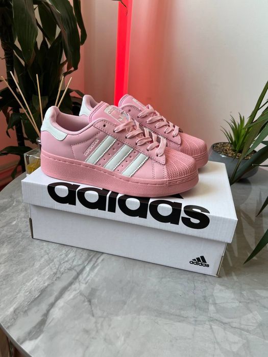 Adidas Superstar Platform Pink, Адідас Суперстар рожеві