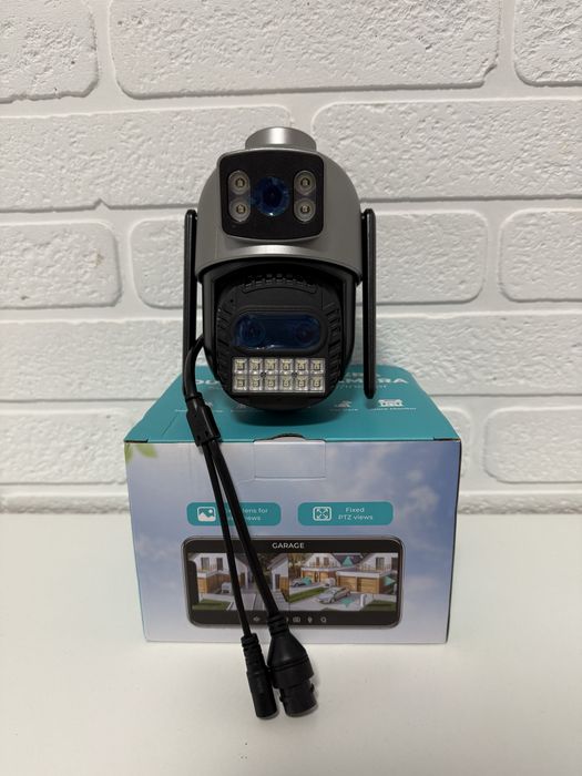 Zoom 10x камера відеоспостереження 15мп A22YQS подвійна O-Kam Pro