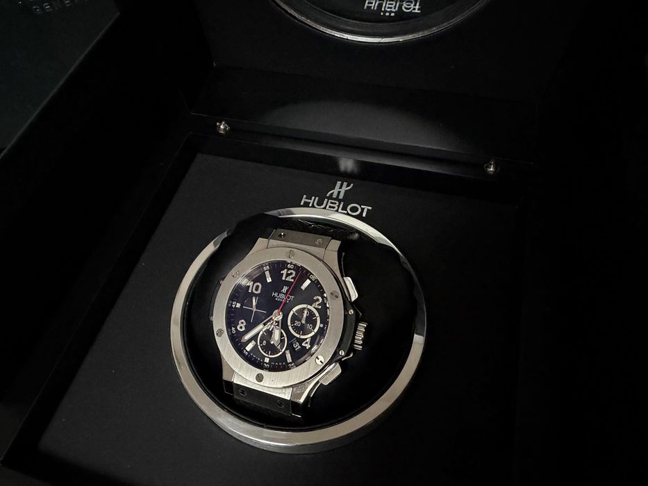 Часы hublot big bang 44 mm Steel chronograph