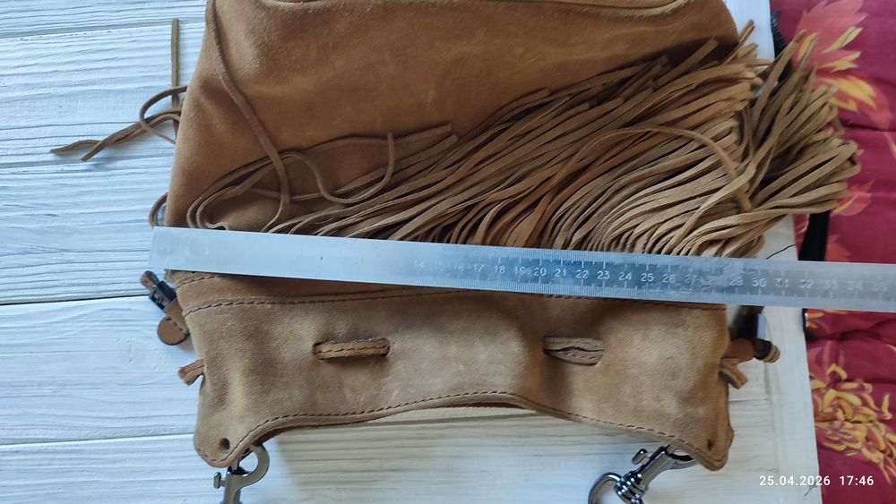 Продам сумку натуральний замш