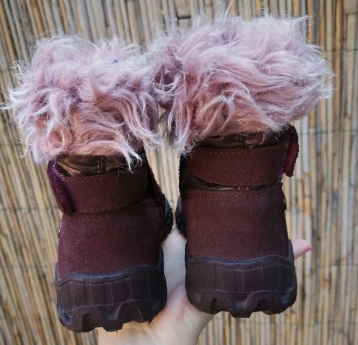 Buty zimowe Bartek skórzane 25