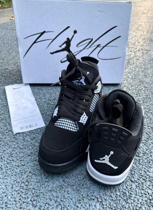 Jordan 4 Retro White Thunder R.43