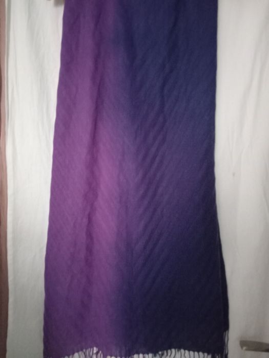 Шарфи Палатини 3 різних Голубий, Фіолетовий Оріфлейм, Пухнастий синій