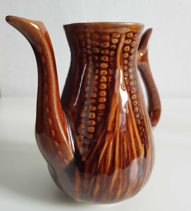 Dzbanek PRL Gliniany porcelanit szkliwiowy