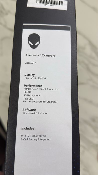 Alienware 16X Aurora NOVO/SELADO