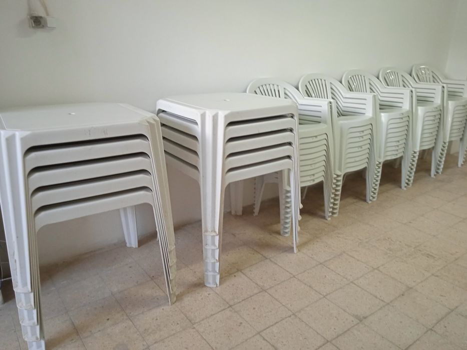 Aluguer Mesas e Cadeiras 40 pessoas