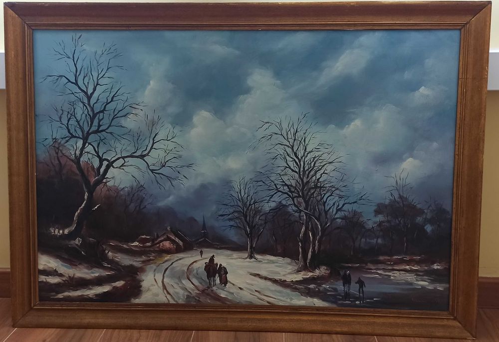Oleo sobre tela - Paisagem