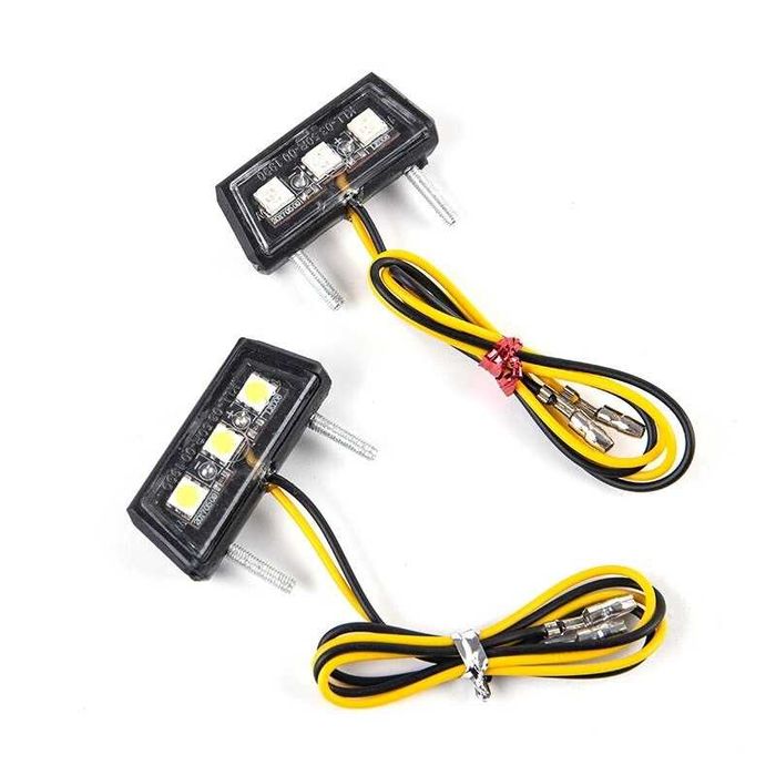 Luz de matrícula LED parafusos moto