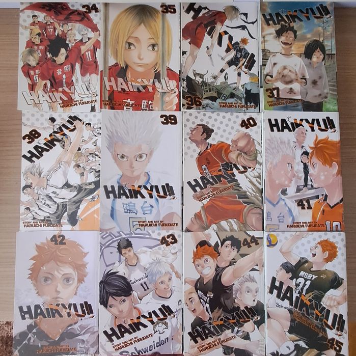 Haikyuu!! Mangas inglês 34-45