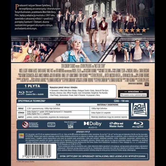 «West Side Story» (1 Blu-Ray)