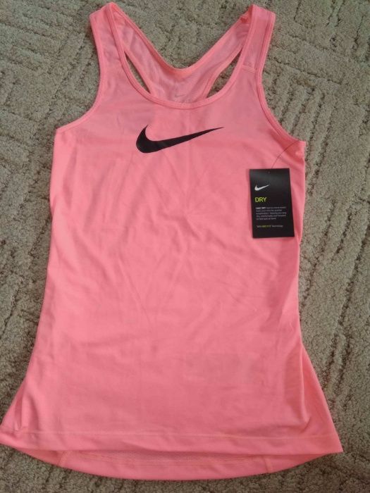 NOWA super koszulka NIKE oryginalna DRI FIT na ramiączkach sportowa