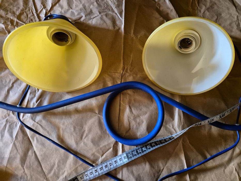 Lampa Żyrandol prawdopodobnie firmy Genowefa Witkowo długość ~65cm