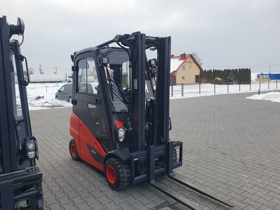 Wózek widlak LINDE H20T 18r Triplex 4 sekcje Kabina L.Drogowe H25 H18