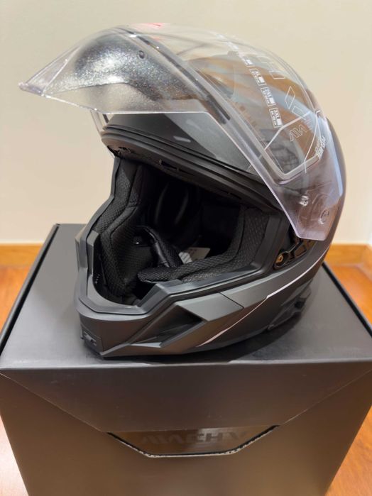 Capacete Mach V Commander 509 com sistema de comunicação Cardo NOVO!