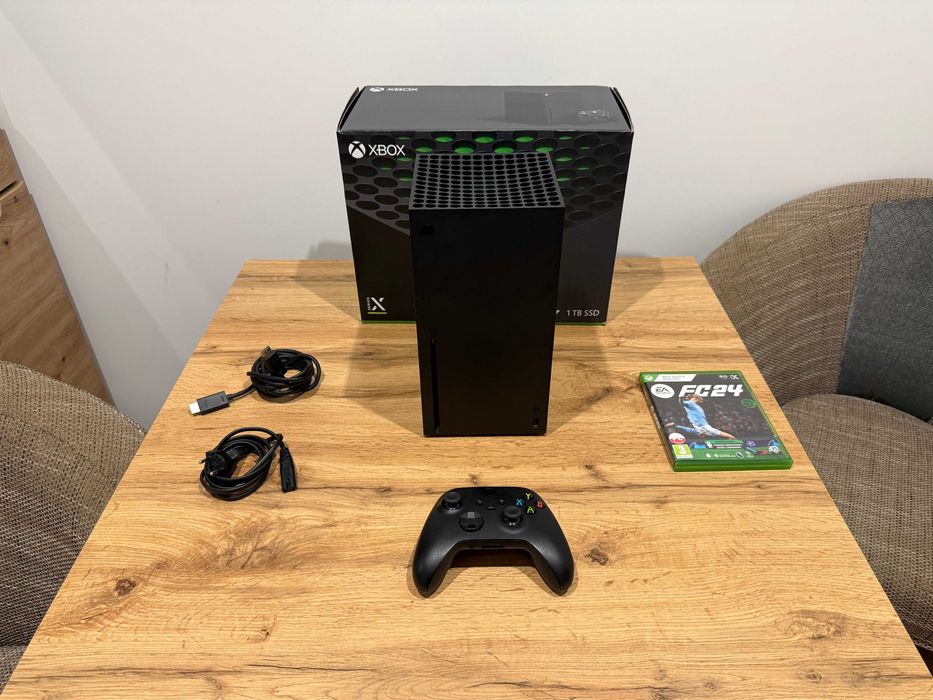Okazja!!! Xbox Series X 1TB + pad i gry! Super Stan! Gwarancja!