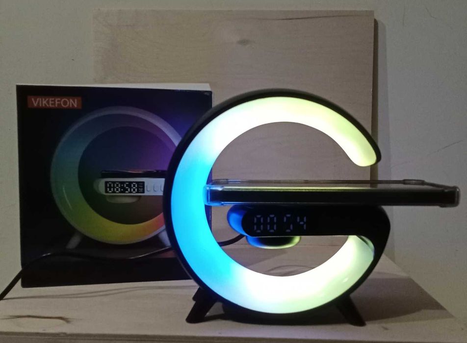 Portable Wireless Speaker Column with Mobile Phone Charger