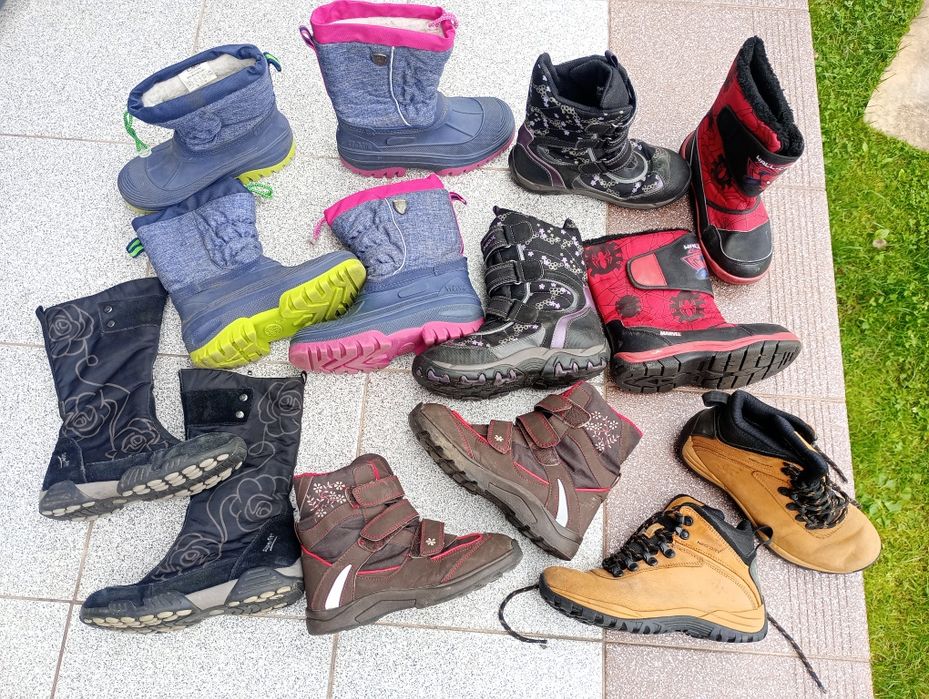 Buty zimowe dziecięce śniegowce