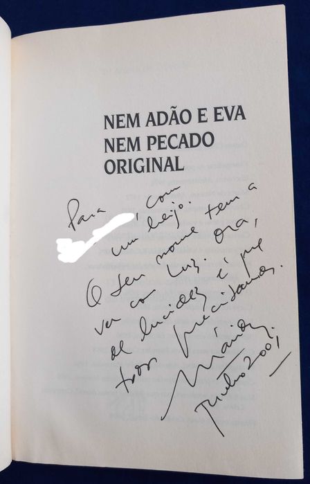Livro Nem Adão e Eva, Nem Pecado Original de Padre Mário de Oliveira [Portes Grátis]
