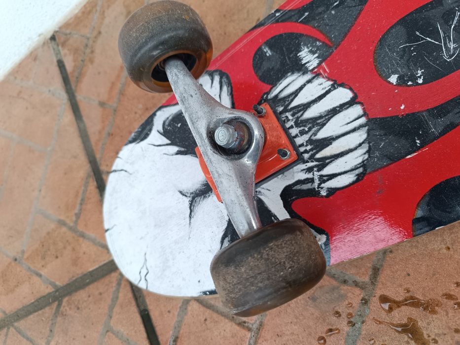 Skate usado como se vê nas fotos