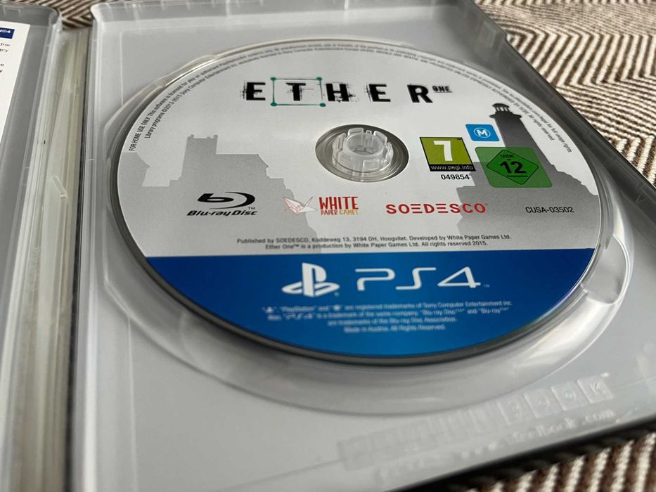 Ether One : Limited Edition PL PS4 Playstation 4 w steelbooku