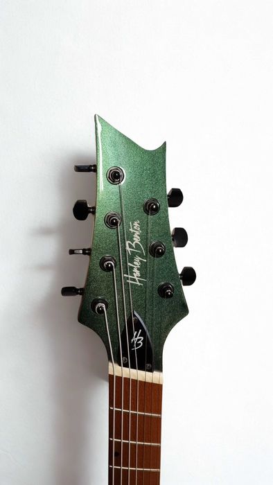 Guitarra 7 cordas HB R-457FFB Roasted MultiScale (UPGRADES EMG + Osso)