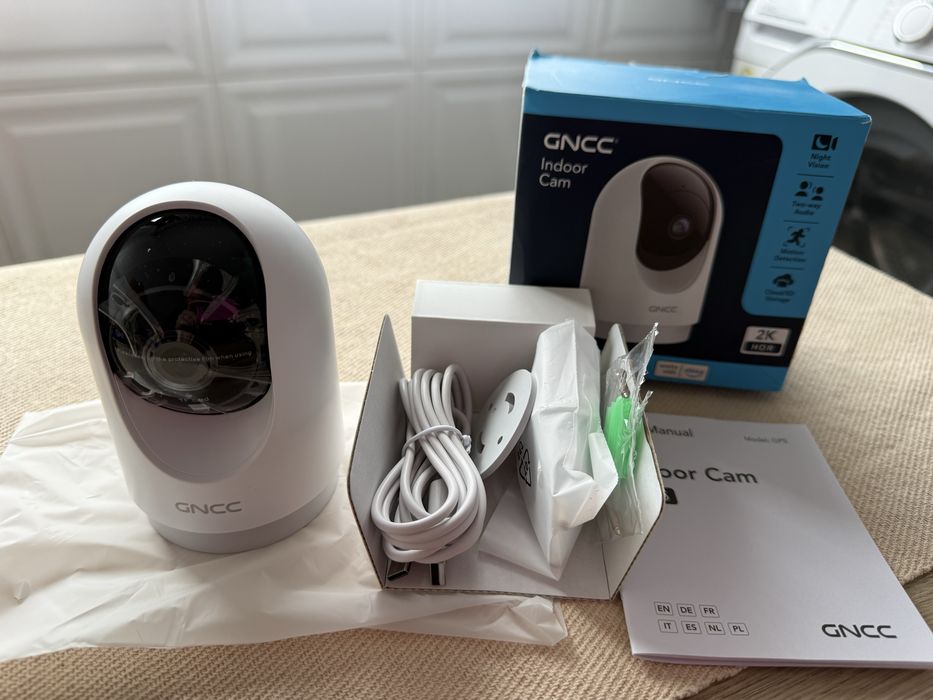 Câmara Vigilância GNCC Indoor Cam GP5 2K HDR — Nova