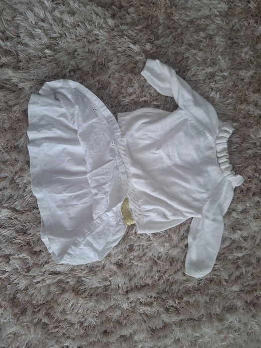 Sukienka sweterek chrzest okoliczmość 68