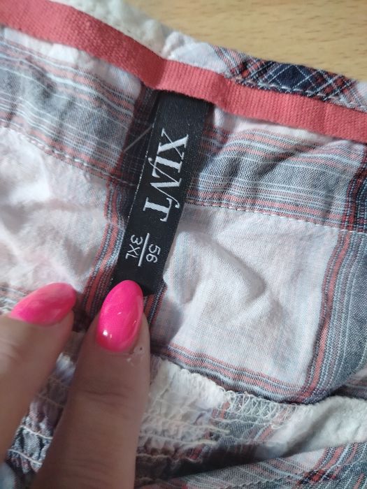 Ładna Duża Bluzka koszulowa XLNT bawełna 3XL
