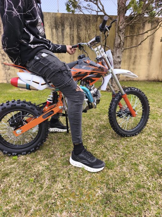 PITBIKE motocross 125cc arranque eléctrico 4 velocidades