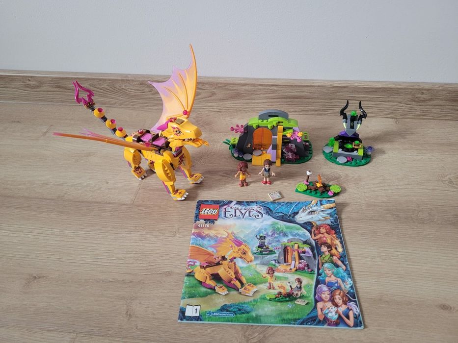 Lego elves jaskinia smoka ognia zestaw  41175