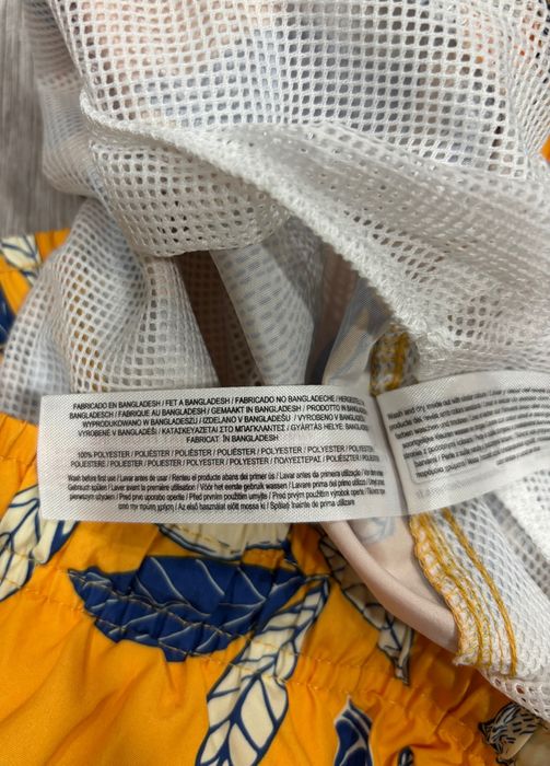 Primark XL Плавательные Мужские шорты купания пляжные плаванья лимон