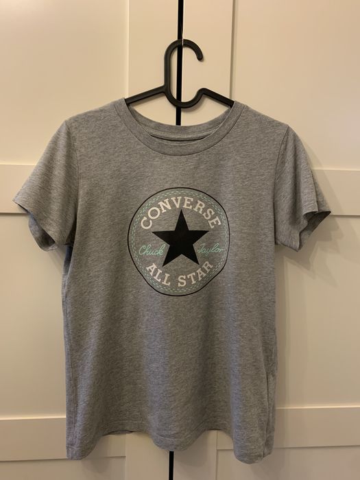 T-shirt converse nowy bluzka XS szara klasyczna klasyk