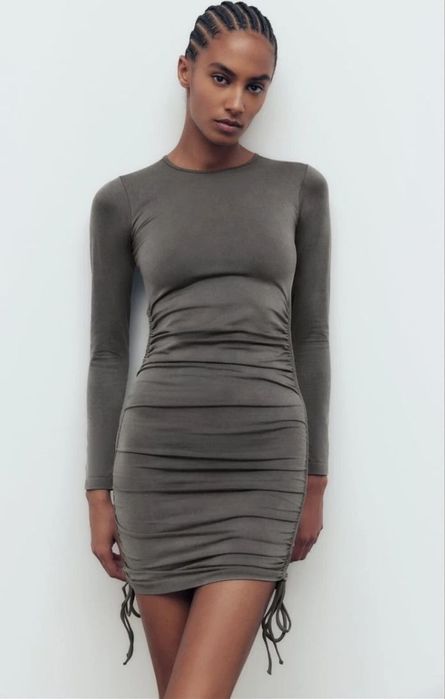 Zara XS-S платье с завязками