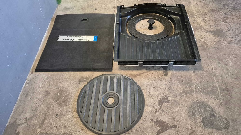 Conjunto Fundo Mala + Tapete + Tampas Original Audi A4 B6 B7 Avant 8E 2000 a 2008