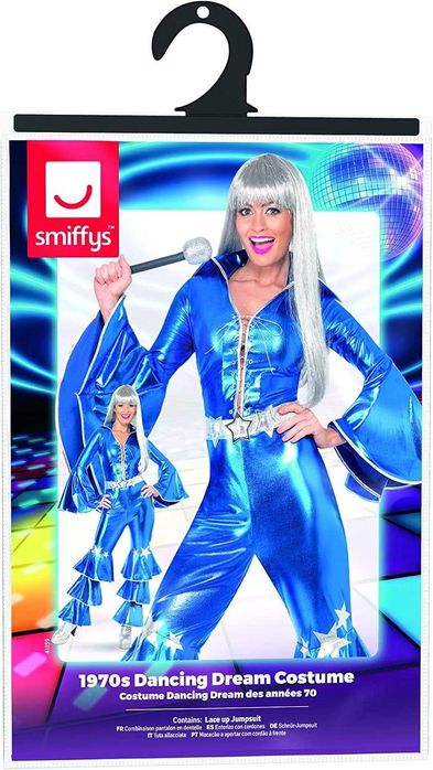 Smiffys Damski Kostium Taniec Lata 70 Rozm.S