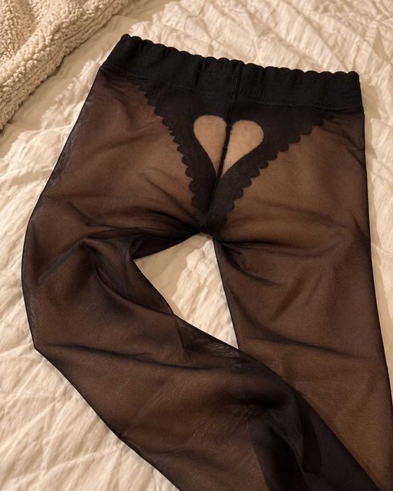 Fiore Corazon 20 DEN rajstopy w serca black 4/L