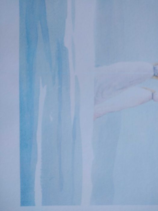 Reprodução de Aguarela em Papel