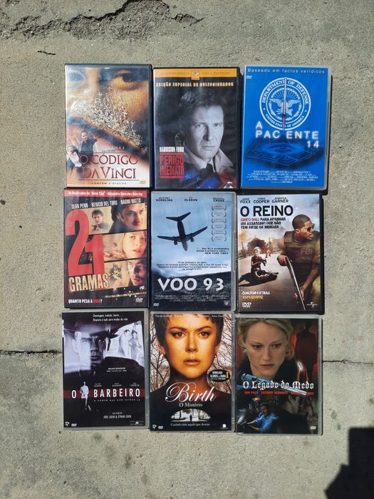 CDs de DVD de Ação, Mistério, Romance, etc