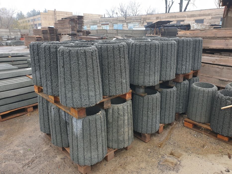 Урна уличная, из бетона, 600х450 мм ТМ Новый Двор