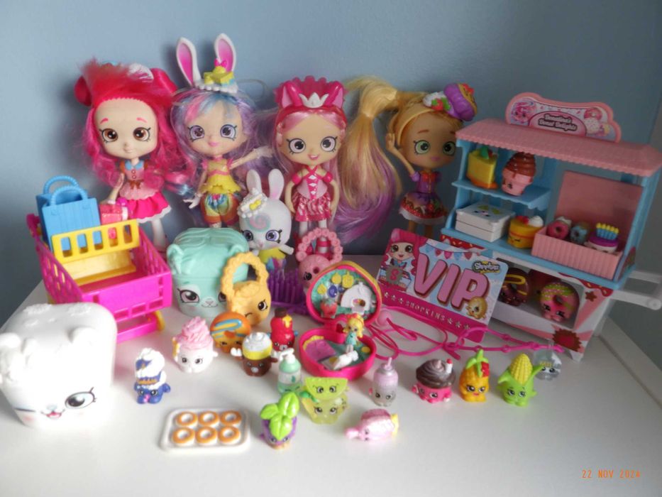 Shopkins - shopping + 4 Shoppies + acessórios