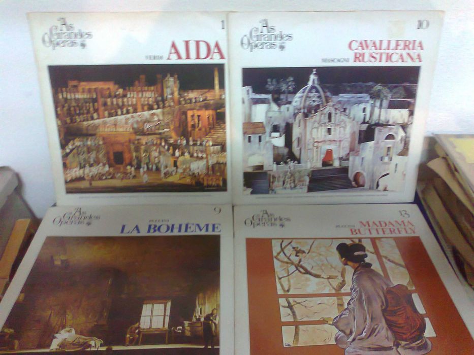 Discos de vinil antigos